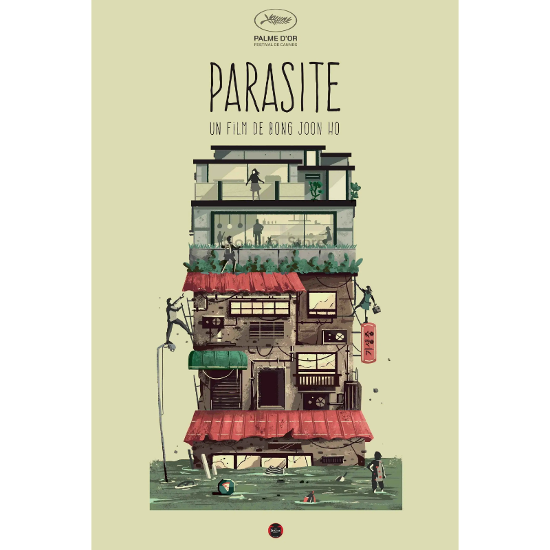 Classical Popular Korean Plot Movies Parasite Poster And Prints Canvas Painting Wall Art Pictures Home Room Decor