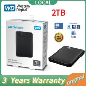 WD External Hard Drive - 1TB/2TB Storage, USB 3.0