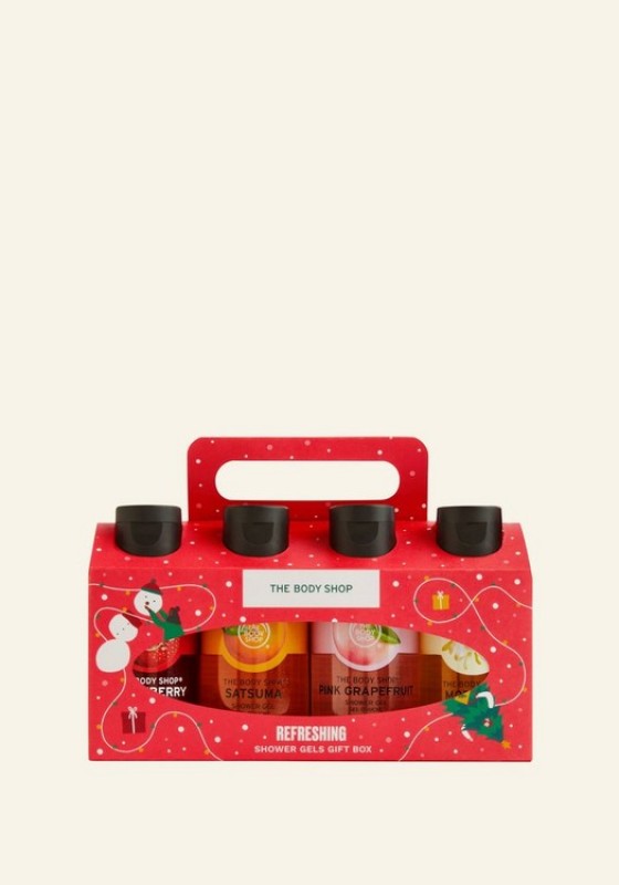 Buy The Body Shop Refreshing Shower Gels Gift Box (Christmas Gift Set) Singapore