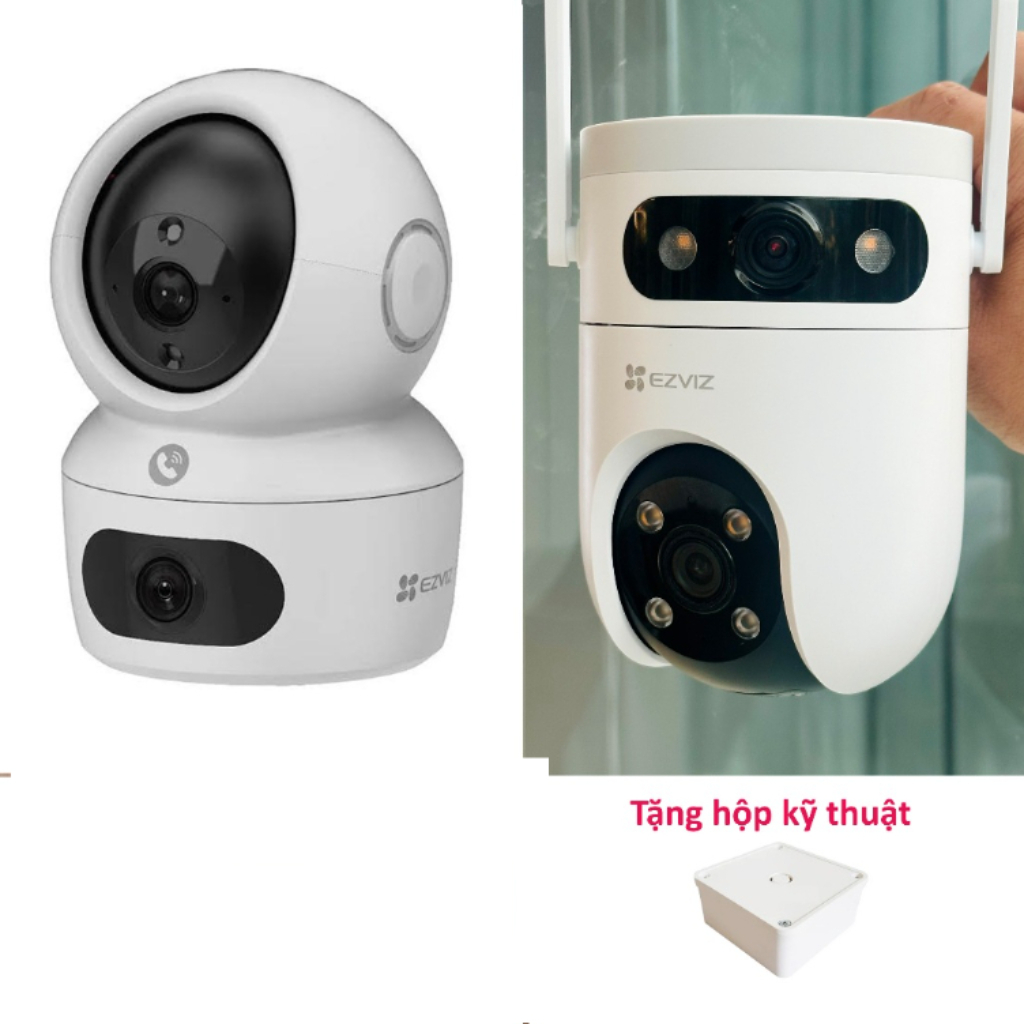 (hàng HOT)Camera EZVIZ 2 Mắt H7C/H9C-8M/6M Cao Cấp- Đàm Thoại 2 Chiều- Báo Động Chống Trộm
