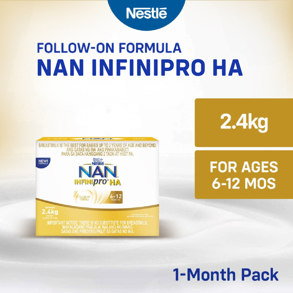 NAN INFINIPRO HA Two Follow-on Formula Milk Powder for 6-12 Months Old 2.4kg