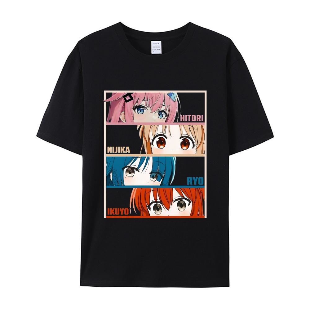 New store openingBocchi the Rock Manga Ryo Tee women graphic manga summer tshirt girl anime comic clothing2025 COD - 3