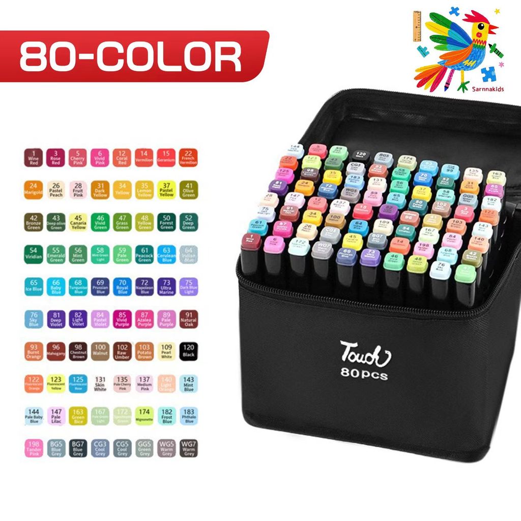 120Colors Marker Alcohol Markers Set Color Pen Art Marker Pen Drawing Highlighter Pen Coloring Set