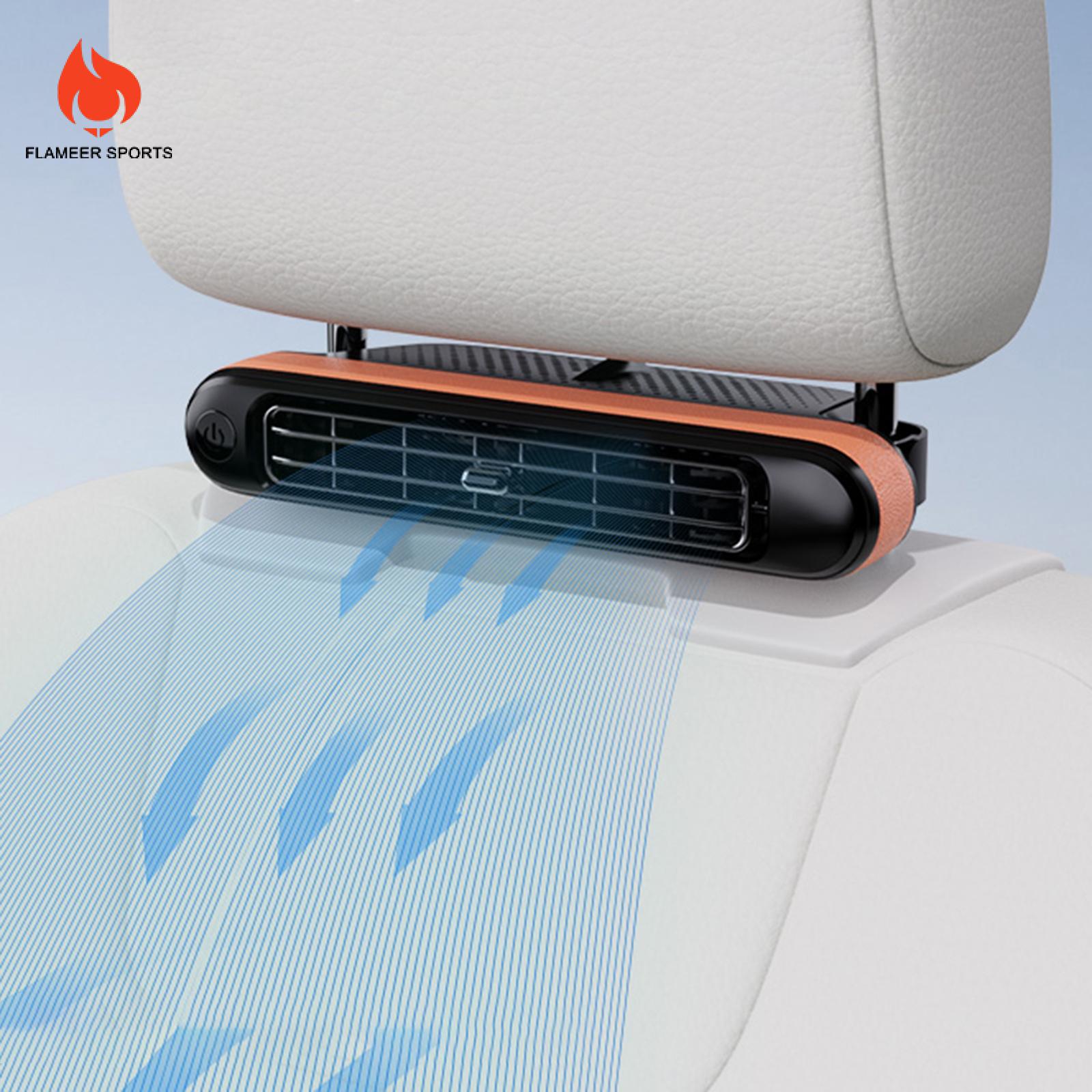 Flameer ghế sau ô tô tựa đầu Quạt Tản Nhiệt Xe fan hâm mộ nhỏ gọn, mạnh mẽ, di động,