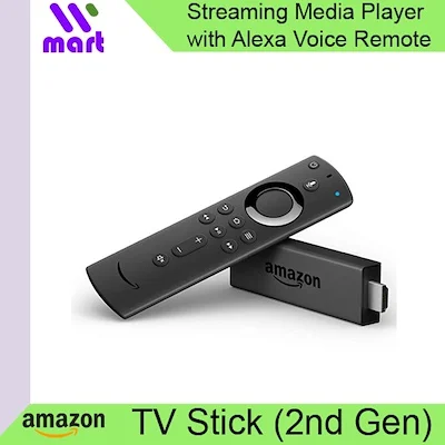 Amazon Fire TV Stick 2nd Generation with Alexa Voice Remote (2018 Version)