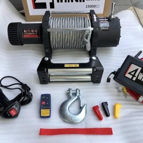 4WINCH 20000 LBS WINCH 4WINCH 20000LBS 12V & 24V - ForUs Mart Harga 13,610,000 rupiah*Gratis Ongkir