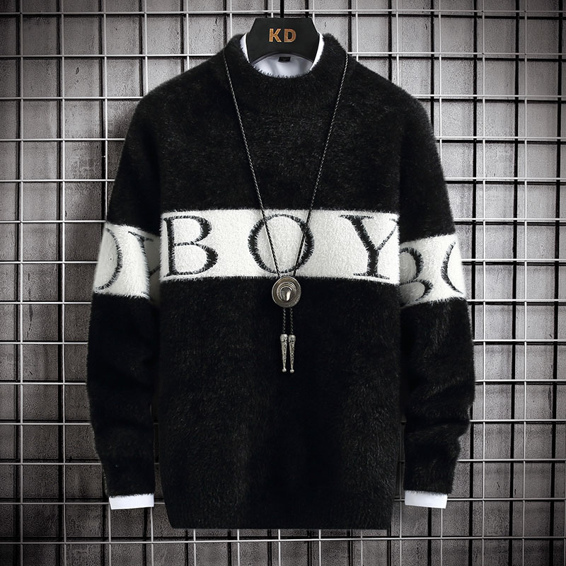 Luxury V-Neck Mink Cashmere Knit Cardigan Mohair Crocheted Sweater Coat  Faux Fur Furry Jacket Velvet Lantern Sleeve Tops Sueter