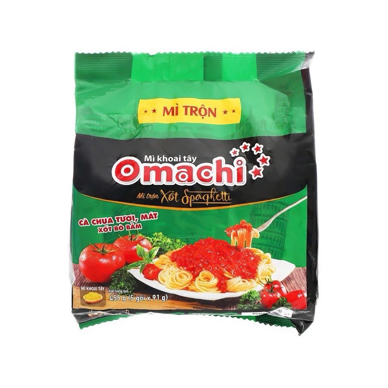 Túi 5 gói Mì Omachi Spaghetti
