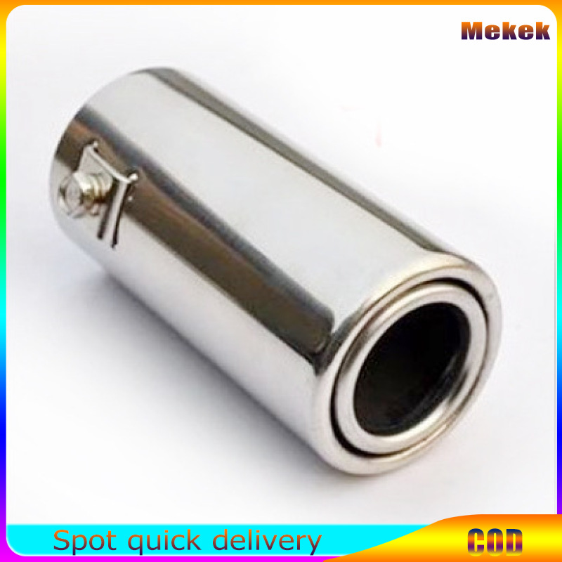 Hàng sẵn có đường kính đầu vào 51mm xe ô tô bằng thép không gỉ Ống Bộ tiêu âm xả khí ống xả độ họng A1