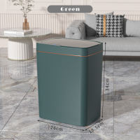 Vision 15L Automatic Trash Can Household Intelligent Garbage Can USB Rechargeable Touch Free Induction Trash Bin Wireless Sensor Garbage Bin