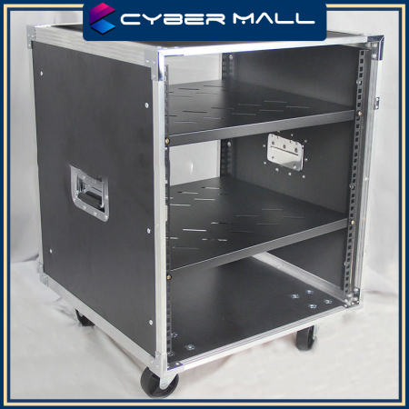 12u Flight Case Touring Cabinet With Door Server Rack Mount Cabinet Power Amplifier Rack