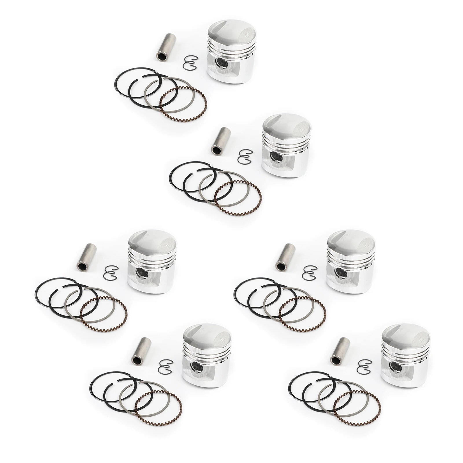 Artudatech 2X động cơ Piston Nhẫn Bộ ghim 44mm 44.25mm 44.5mm cho Honda cm125 ca125 cm ca 125 REBEL bộ phận