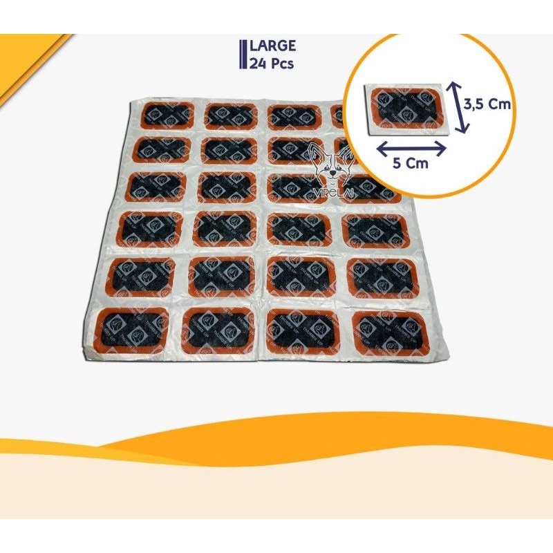 Tambal Ban Cold Patch Thumbs Up Tip Top Medium M48 PCS Large L24 PCS Harga 15,000 rupiah*Gratis Ongkir