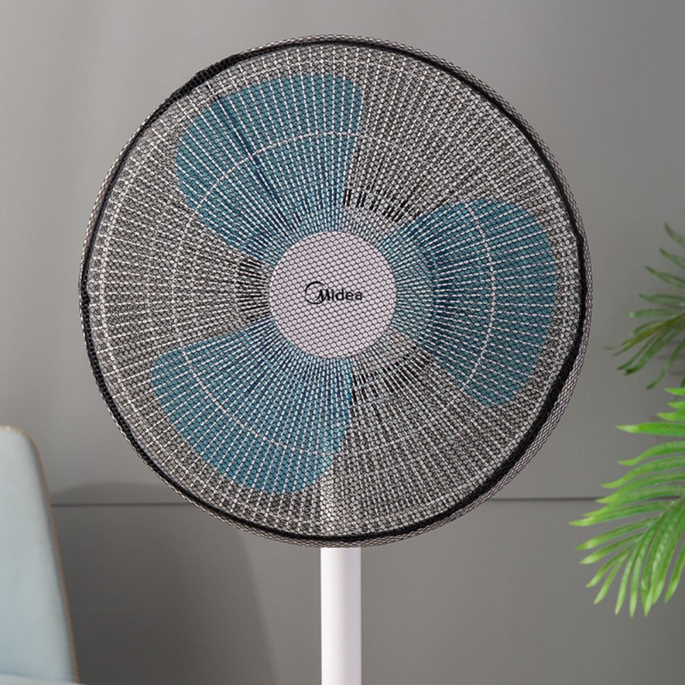 QERIY Child Baby Anti-pinch Electric Net Fan Protection Covers 16/18 Inch Universal Kids Finger Guards Fan Dustproof Covers Safe Round Fan Electric Fan Cover