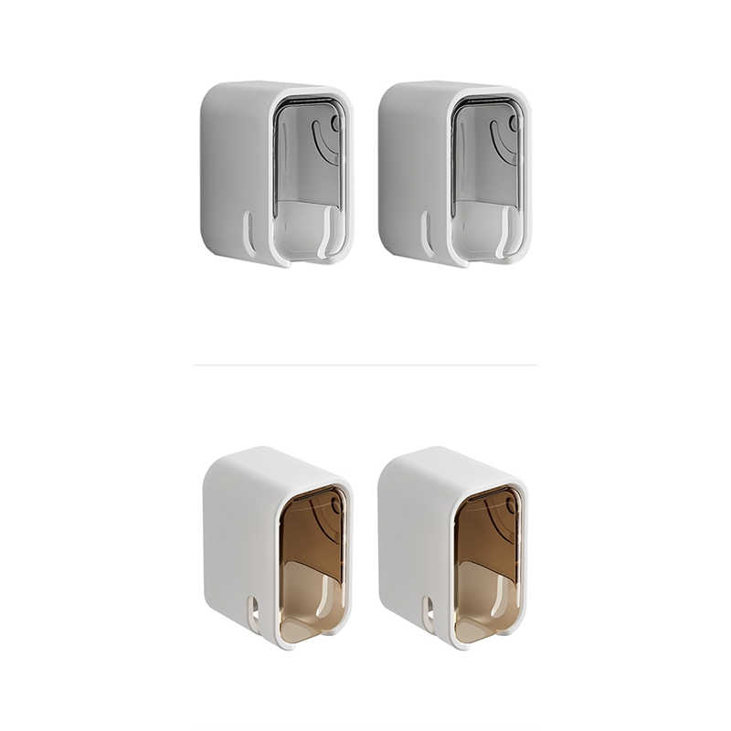 [Waanon]Toothbrush Holders for Bathroom with Single Slot Design Single Dispenser Toothbrush Holder for Family Travel