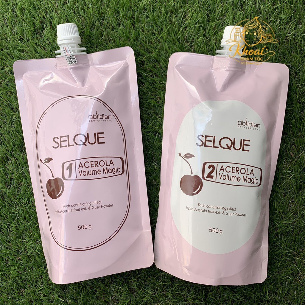 Cặp duỗi phồng, cúp Selque Volume Acerola Magic Obsidian 500gx2