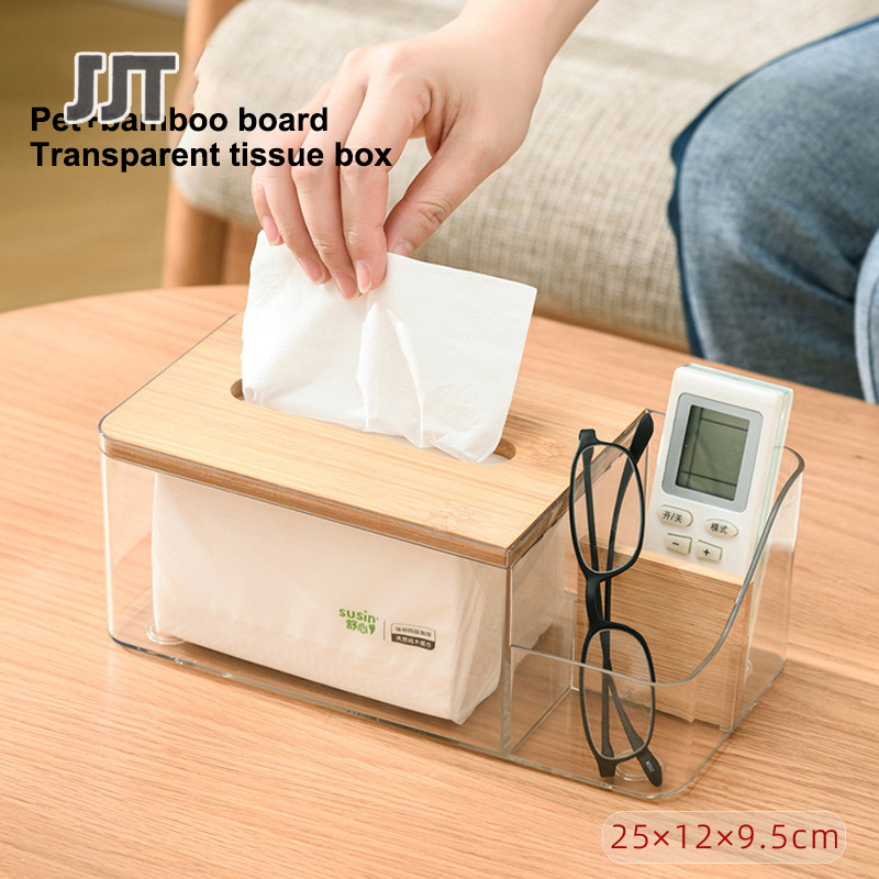 JJT Hộp đựng khăn giấy hộp giấy trong suốt hộp lưu trữ máy tính để bàn gỗ đặc ngăn kéo giấy hộp đựng khăn giấy hộp giấy vệ sinh máy tính để bàn hộp đựng khăn giấy bàn ngăn kéo hộp lưu trữ hộp lưu trữ bàn bạn có thể lưu trữ điện thoại