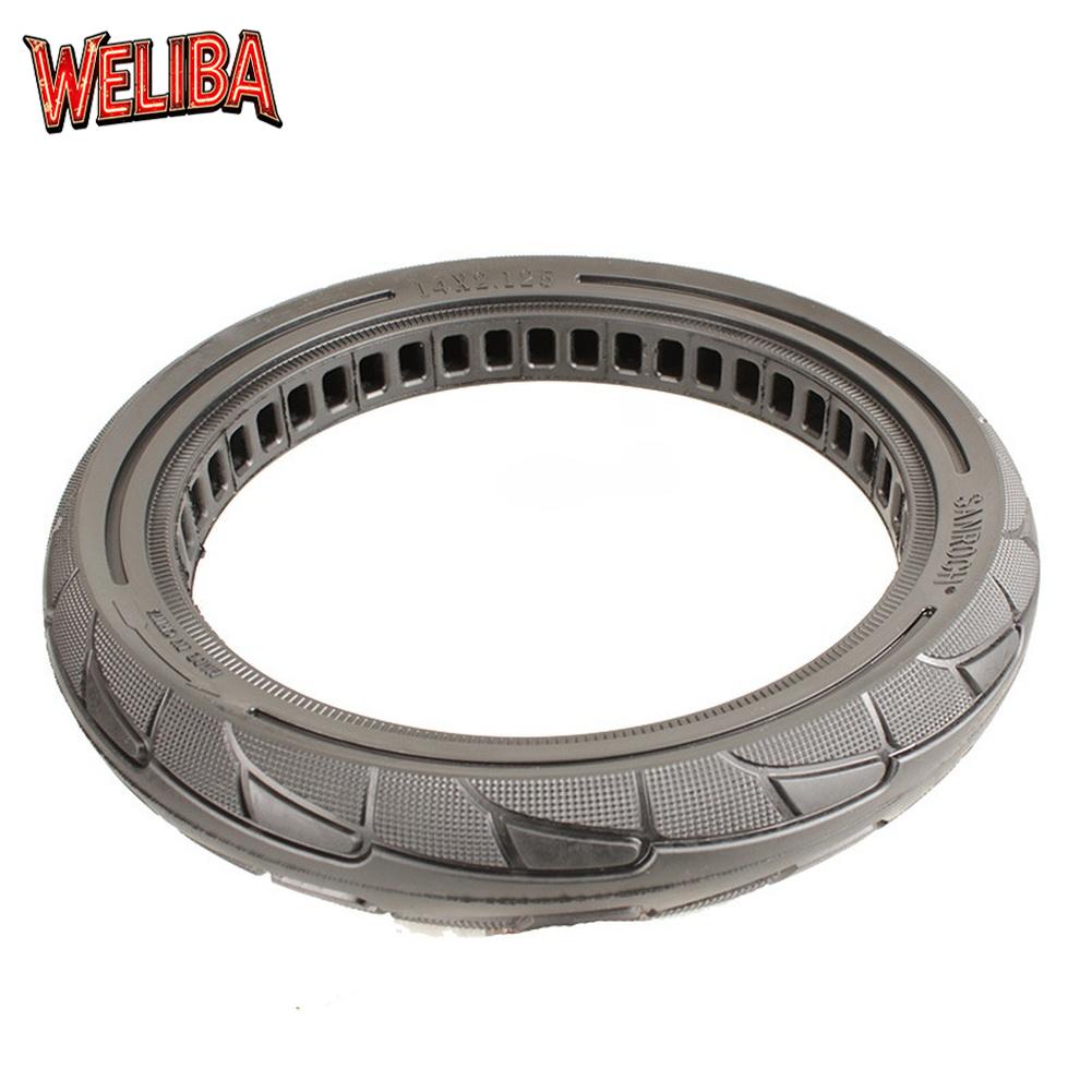 อุปกรณ์กีฬาและฟิตเนส WELIBA ยางสุญญากาศแข็ง 14 นิ้วสำหรับสำหรับ HONEYCOMB เข้ากันได้กับจักรยานที่ใช้ร่วมกันมาถึง ราคา 14,817 บาท*ส่งฟรี