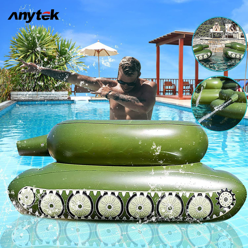 Baby Inflatable Pool Floats Big Tank With Water Sprayer Swimming Ring Pvc Water Toys For Kids Summer Party ราคา 724 บาท*ส่งฟรี
