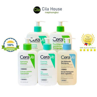 Sữa Rửa Mặt Sạch Sâu, Dưỡng Ẩm,Dịu Nhẹ Cerave Developed With Dermatologists Foaming Cleanser Watsons