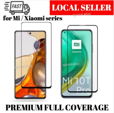 [SG In-Stock] Xiaomi 11T / 11T Pro / Xiaomi Mi 10T 5G / Mi 10T Pro / 5G - Premium Full Coverage Tempered Glass Phone Screen Protector