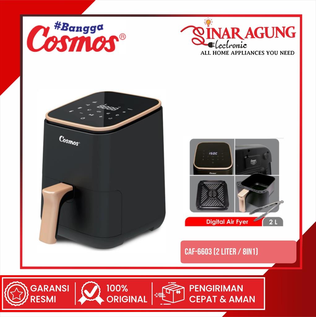 Cosmos Caf6603 / Caf-6603 AIR Fryer 2 Liter - Garansi Resmi