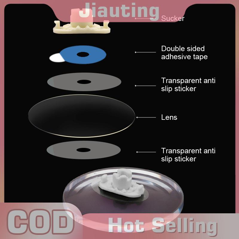 Jiauting 1 cái kính phổ khối ống kính cốc hút cho ống kính tự động edger phụ kiện dụng cụ quang học