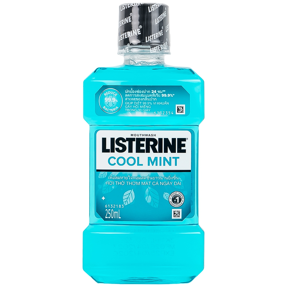 Nước Súc Miệng Listerine Cool Mint Thái Lan Chai 250ml