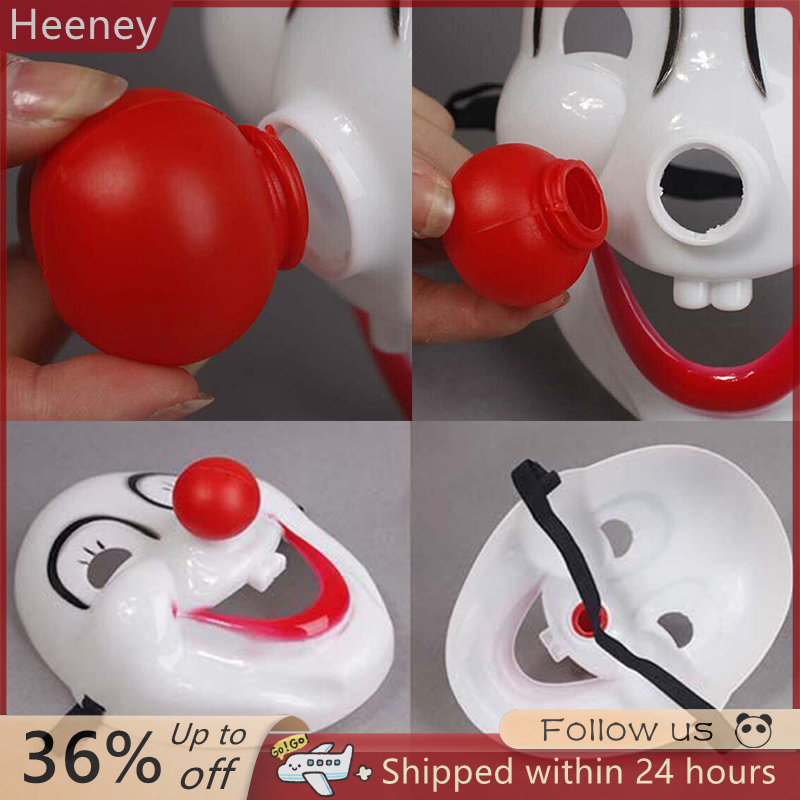 🍼 Heeney Mặt nạ dự tiệc hóa trang vui nhộn Halloween mặt nạ mascaras hóa trang chú hề Mũi Đỏ