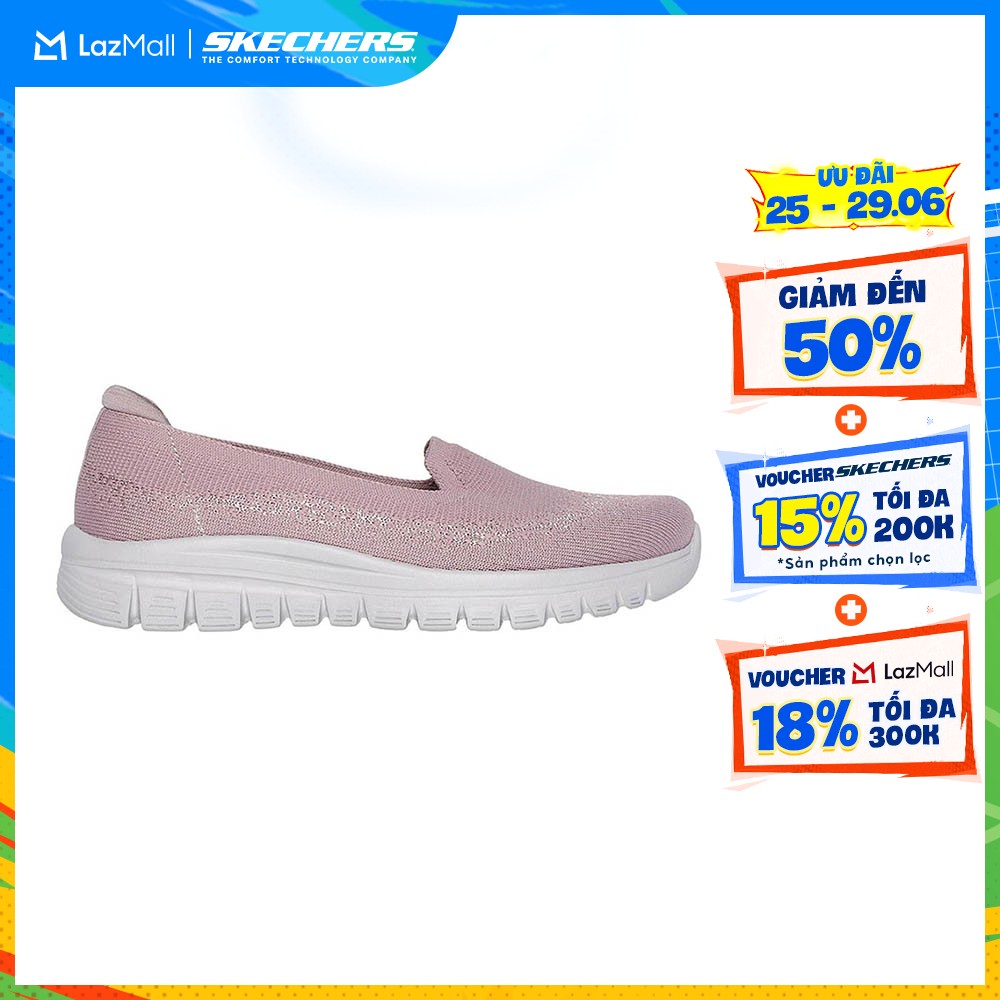 [Chỉ 25-29.6 - Voucher Skechers 18% + Voucher Lazada 18%] Giày Thể Thao Nữ Skechers Active Graceful View Finder - 100697-MVE Air-Cooled Memory Foam Online Sale