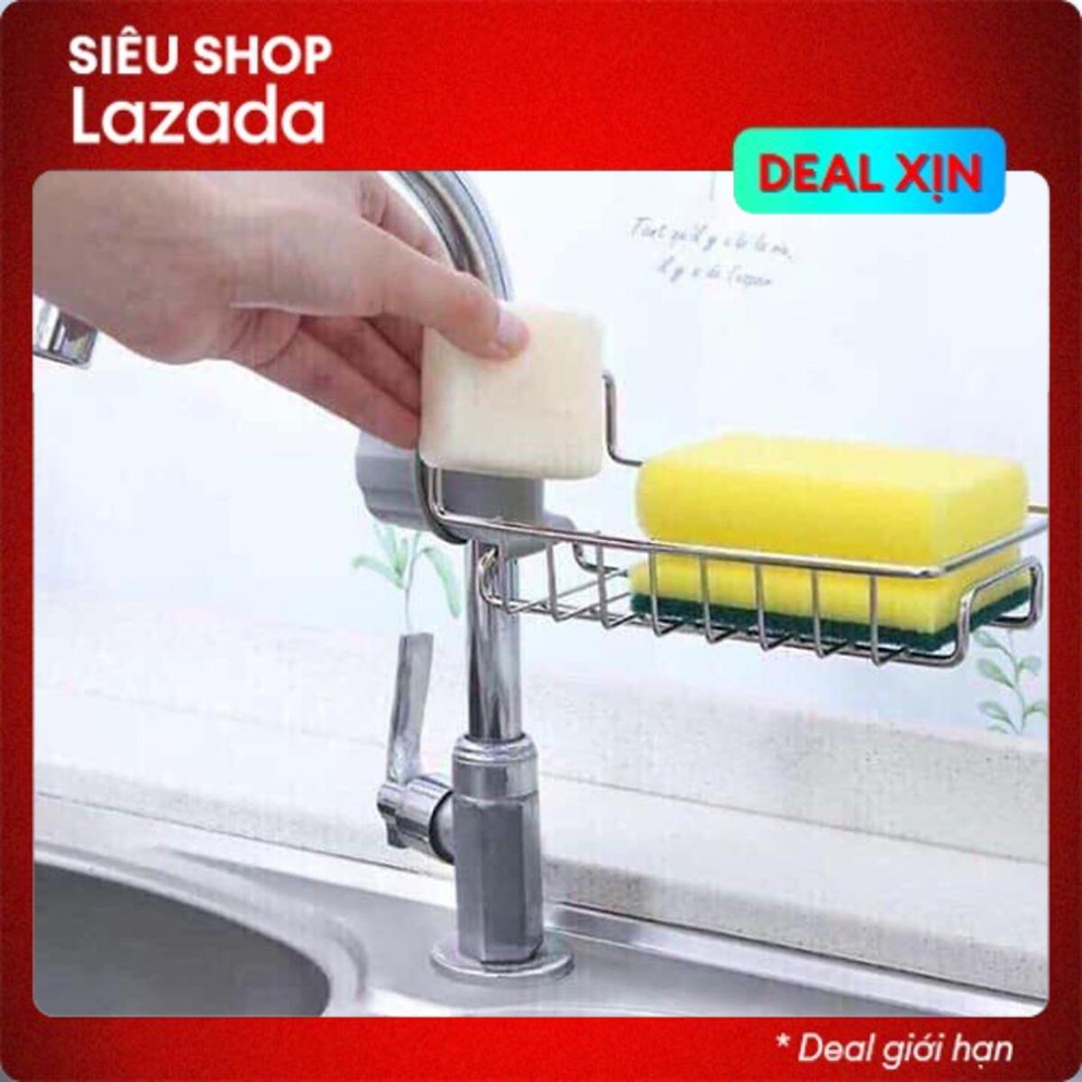 Kệ treo vòi rửa bát inox không gỉ, Giá gắn vòi nước