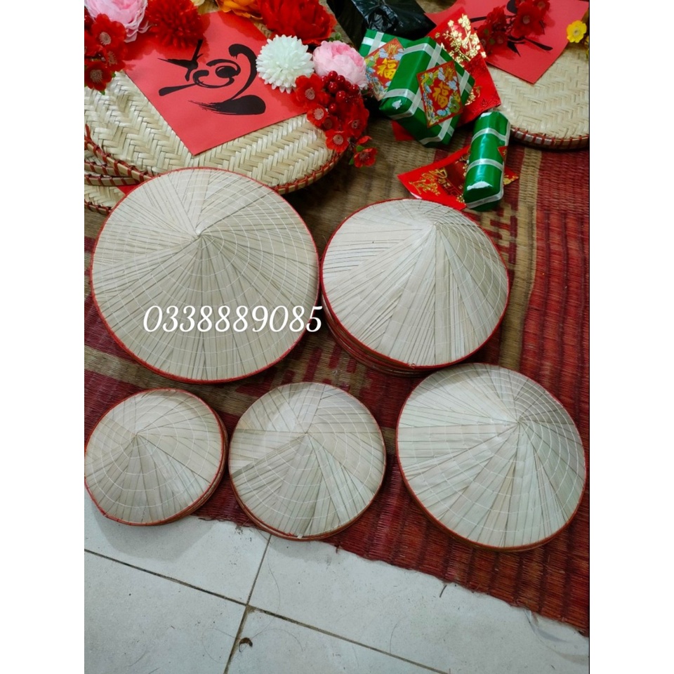 Nón lá nhỏ đủ size trang trí - đến 35cm