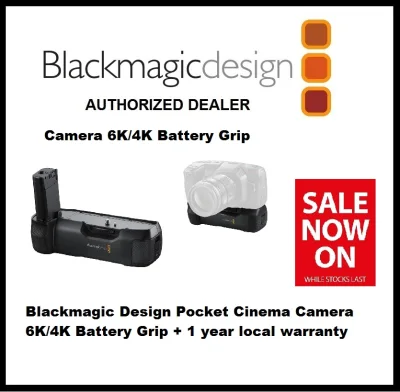 Blackmagic Design Pocket Cinema Camera 6K/4K Battery Grip + 1 year local warranty