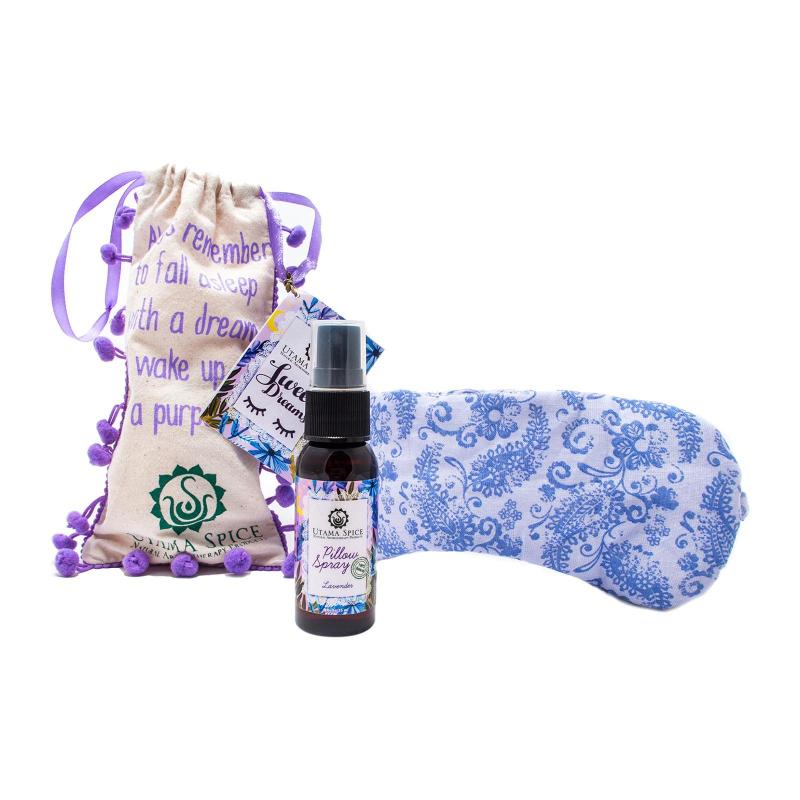 Buy Utama Spice Sweet Dreams Gift Set (Travel Pouch Eye Mask and Pillow Spray) Singapore