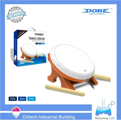[SG Wholesaler] TP4-1761 DOBE Taiko Drum For PlayStation PS4 / Pro / Slim