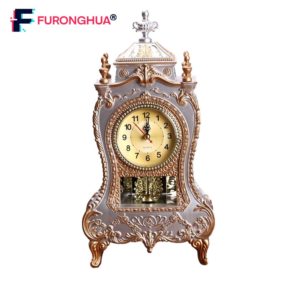 Table Clock Analog Display Clock Vintage Design Songs Clock Elegant Plastic ราคา 1,290 บาท*ส่งฟรี