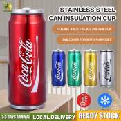 VIVOLILV Stainless Steel Coca Cola Coffee Mug with Straw