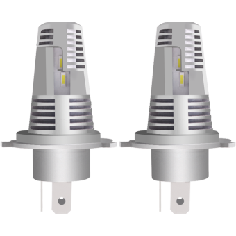 Tự động H4 bóng đèn pha LED 12V 5500K bóng đèn để thay thế bóng đèn Halogen đèn pha ô tô nâng cấp Xe LED H1 H4 H7 H11 9005 9006 9012