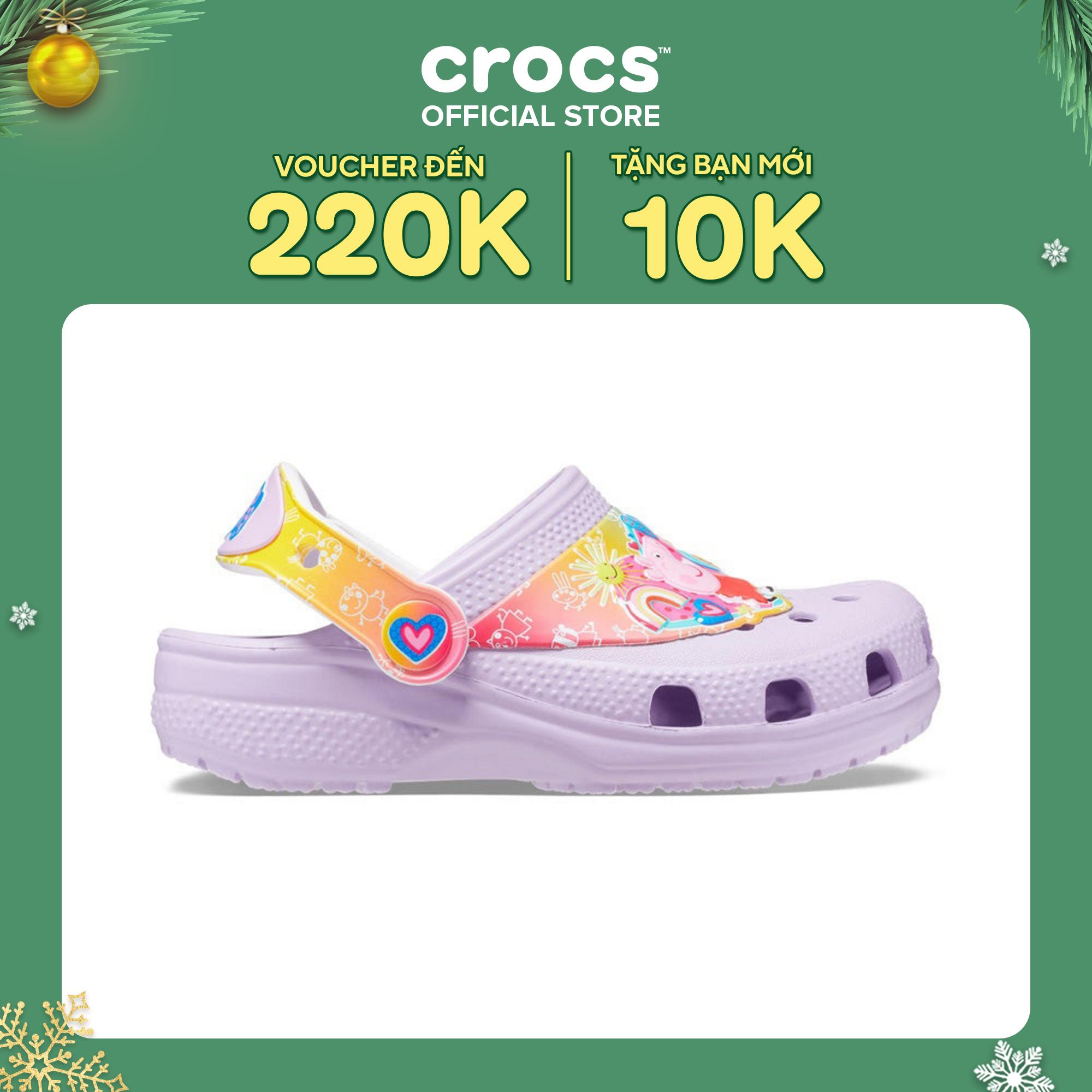 Giày Clog Trẻ Em Crocs Toddler Peppa Pig Funlab - Lavender