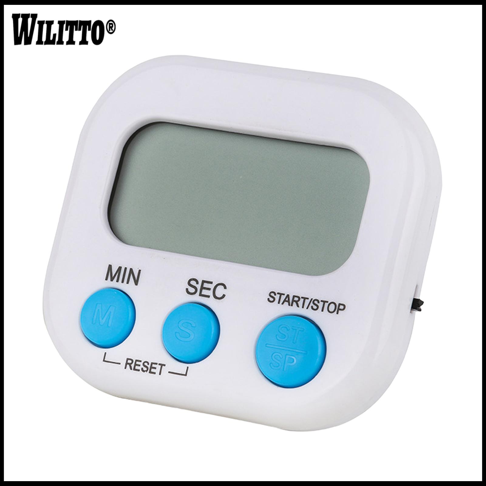 Chalkboard Timer Large Display Timer Magnetic Digital Timer for Kids Teachers – Classroom Kitchen Timer with Stand Hook Durable Easy-to-read Display Simple Set Buttons Perfect for Study ราคา 57 บาท*ส่งฟรี