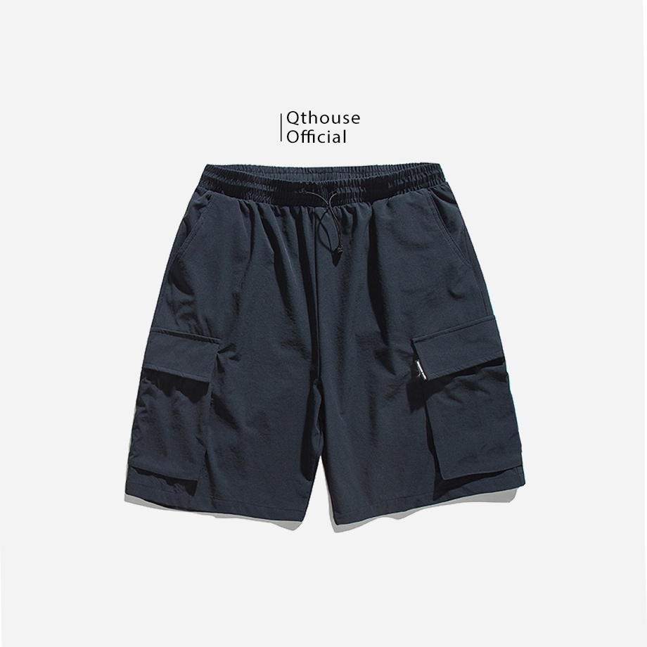 Quần short nam Qthouse, quần đùi nam thể thao lưng thun form rộng short pants j