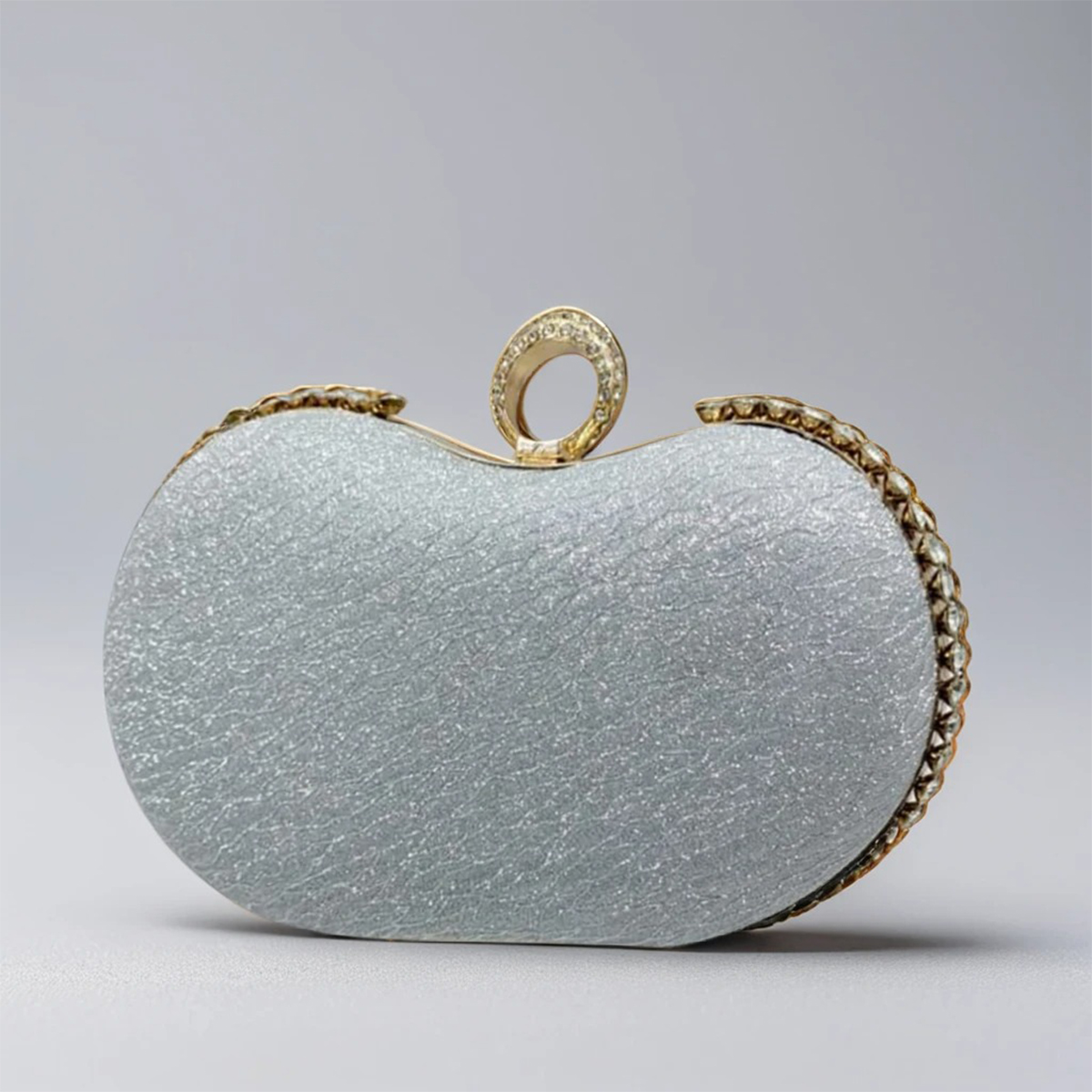 Ring Design Hand Clutch for Girls, Stylish Party Accessory, Durable High-Quality Material