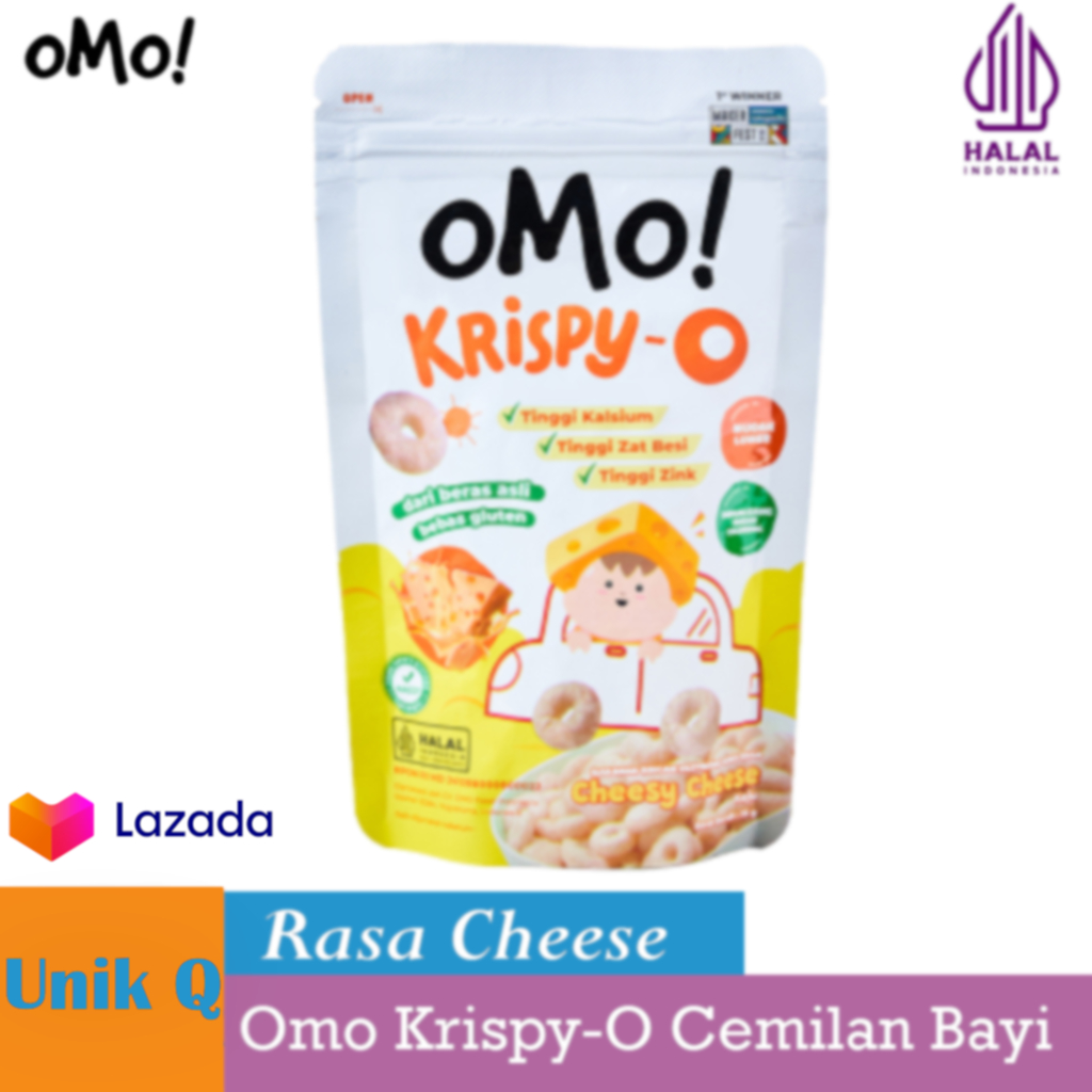 OMO! Krispy - O 15g Cemilan Snack MPASI Anak Bayi Sehat Gluten Free Puff No Pengawet Krispyo