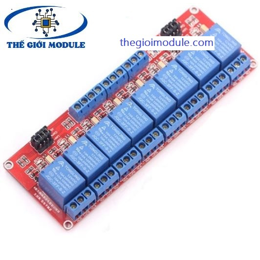 Module 8 relay với opto cách ly 24V - thegioimodule