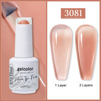 Arte Clavo 15ml Jelly Gel Nail Polish Transparent Ice Pink Summer Hybrid Gel Varnish Semi Permanent UV Korean Manicure Nails Art