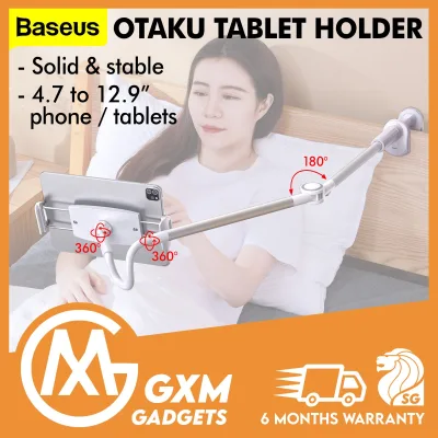 BASEUS Flexible Holder Stand Bracket Clamp Long Arms Mount Holder 4.7-12.9 inches For Phone and Tablet Otaku Series-Silver
