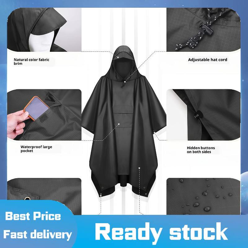 💥💥💥 เสื้อกันฝนกันฝนสำหรับเดินทางเสื้อกันฝนกันฝนกันน้ำมีฮู้ดกันแดดสำหรับการตั้งแคมป์กลางแจ้งตกปลาปั่นจักรยานปีนเขา ราคา 178 บาท*ส่งฟรี