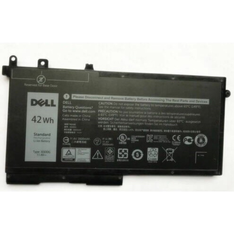 PIN Laptop Dell  3DDDG  FOR DELL LATITUDE 5280 5480 5290 5490 3VC9Y BẢO HÀNH 6 THÁNG ĐỔI MỚI BATTERY.