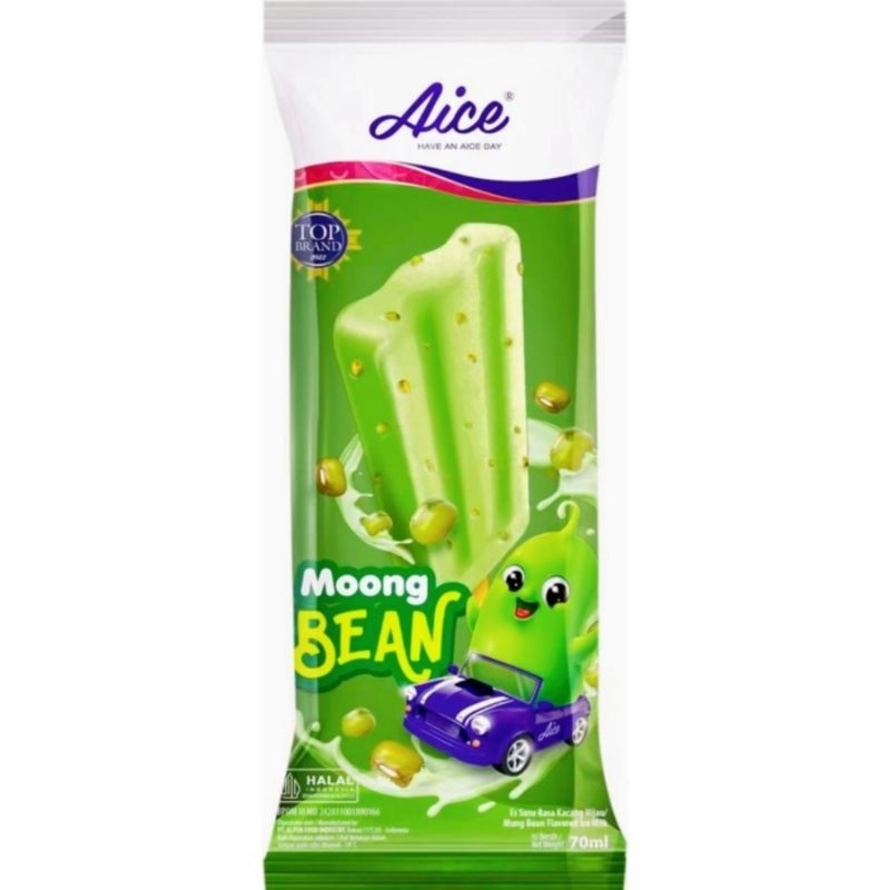 💚Kem Aice Đậu Xanh Có Nhân Đậu Xanh Thơm Ngon Béo Ngậy / Moong Bean 70ml Chính Hãng (Hỏa Tốc)🫒