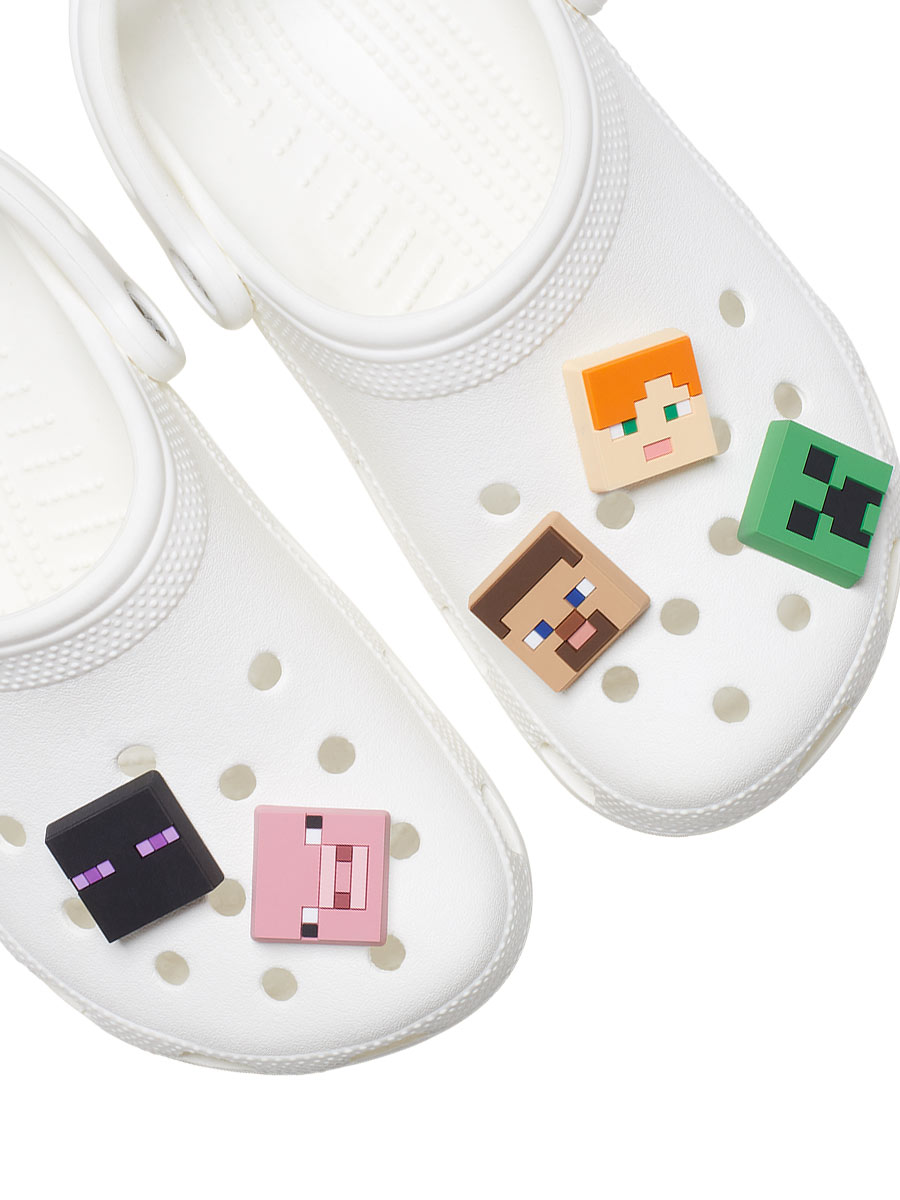 CROCS Jibbitz Minecraft 5 Pack Shoes Charm ราคา 890 บาท*ส่งฟรี